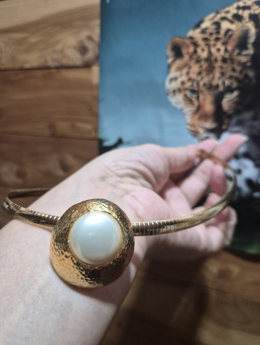 Ellen Kiam Gold-Tone  Necklace Pearl Pendant